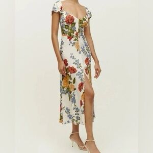 Reformation Baxley Floral Midi Dress